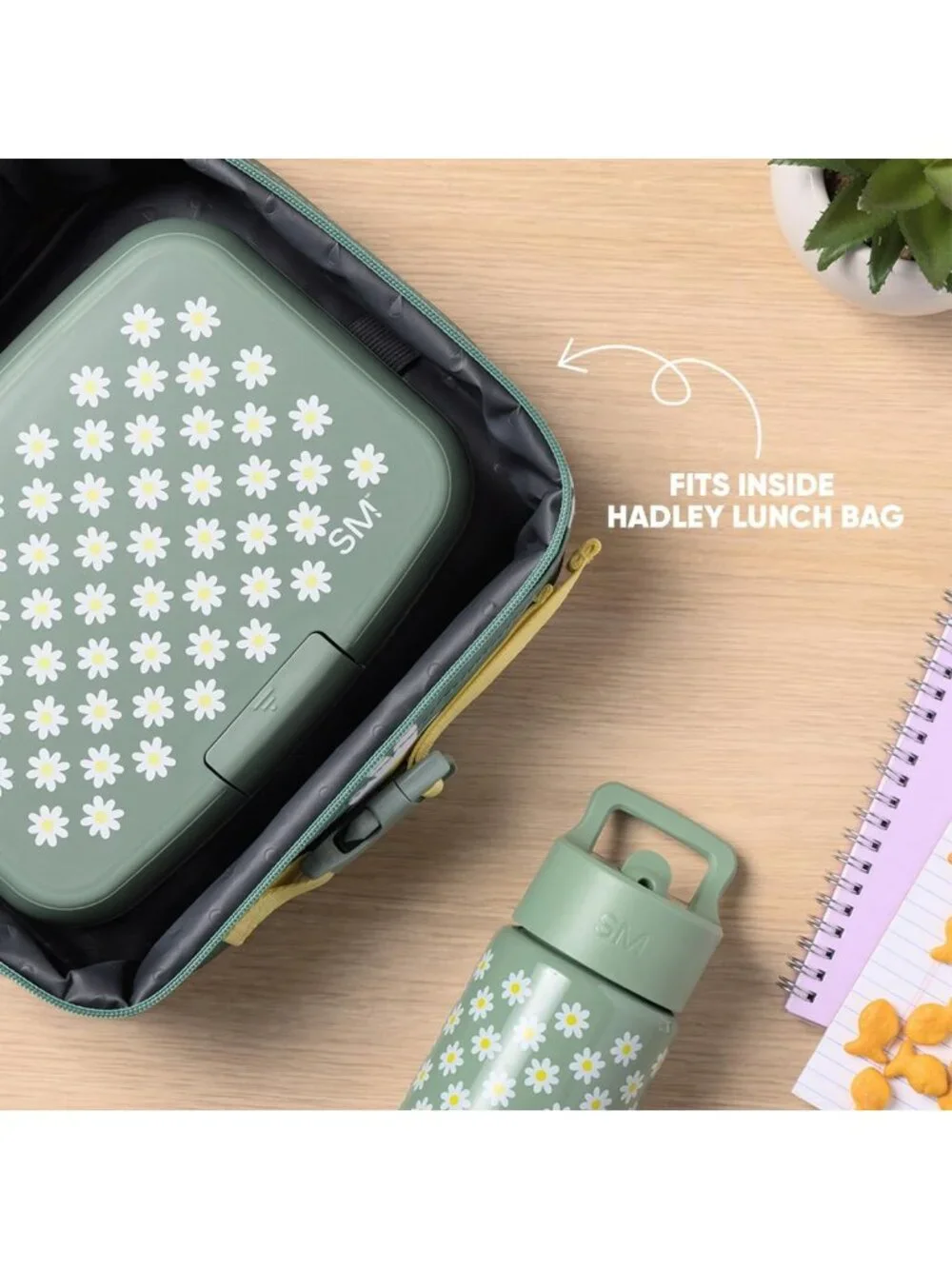 Stylish BPA-Free Bento Lunch Box | Leak-Resistant, Dishwasher Safe | 3